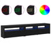 Cabinet TV 2 pcs Stejar Negru 195 x 35 x 40 cm Lemn compozit - WALTI WALTI