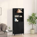 Bufet Stejar negru 69.5 x 32.5 x 180 cm Lemn compozit - WALTI WALTI