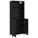 Bufet Stejar negru 69.5 x 32.5 x 180 cm Lemn compozit - WALTI WALTI