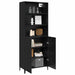 Bufet Stejar negru 69.5 x 32.5 x 180 cm Lemn compozit - WALTI WALTI