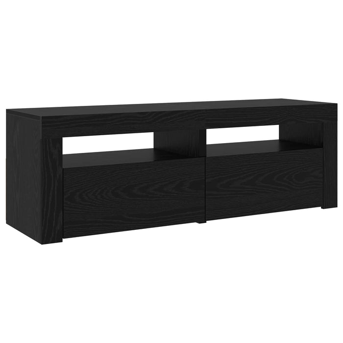 Cabinet TV 2 pcs Stejar Negru 180 x 35 x 40 cm Lemn compozit - WALTI WALTI