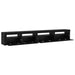 Set comodă TV 3 pcs Stejar Negru 270 x 35 x 40 cm Lemn compozit - WALTI WALTI