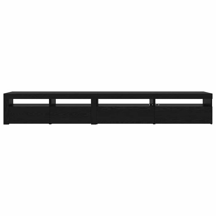 Set comodă TV 3 pcs Stejar Negru 270 x 35 x 40 cm Lemn compozit - WALTI WALTI