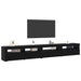Set comodă TV 3 pcs Stejar Negru 270 x 35 x 40 cm Lemn compozit - WALTI WALTI