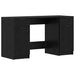 Birou cu sertar Stejar negru 133 x 50 x 75 cm Lemn compozit - WALTI WALTI