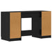 Birou cu sertar Stejar negru 133 x 50 x 75 cm Lemn compozit - WALTI WALTI