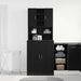 Dulap pentru mașina de spălat 2 pcs Stejar Negru - WALTI WALTI