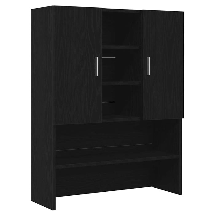 Dulap pentru mașina de spălat 2 pcs Stejar Negru - WALTI WALTI