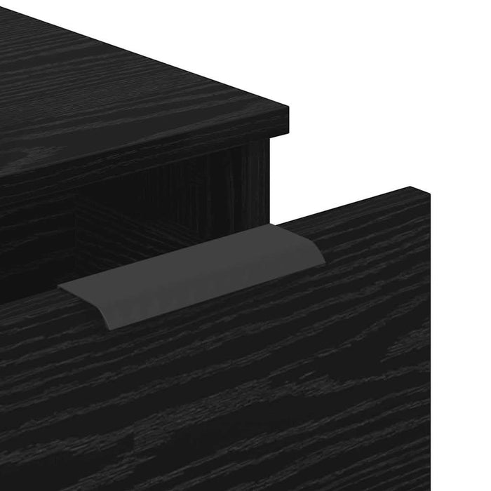 Bufet 3 pcs Stejar negru 60 x 30 x 70 cm Lemn compozit - WALTI WALTI