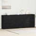 Bufet 3 pcs Stejar negru 60 x 30 x 70 cm Lemn compozit - WALTI WALTI