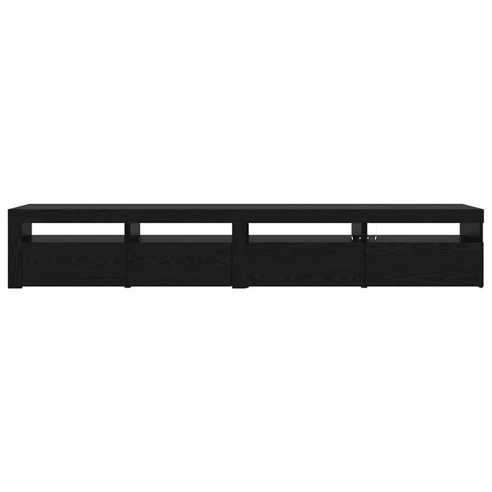 Set comodă TV 3 pcs Stejar Negru 240 x 35 x 40 cm Lemn compozit - WALTI WALTI
