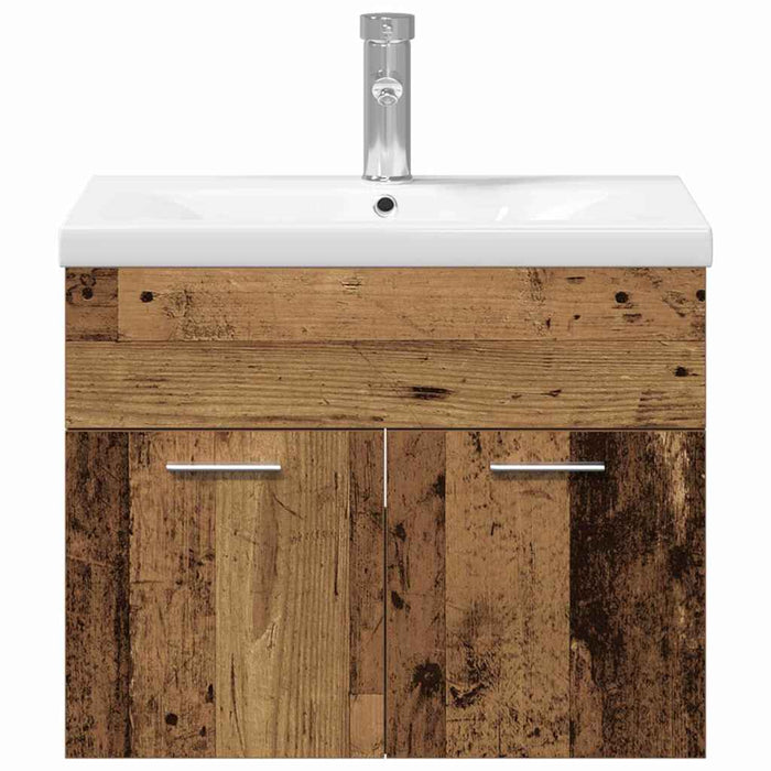 Set de mobilier pentru baie Pe perete cu ușă Lemn compozit - WALTI WALTI
