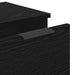 Bufet 3 pcs Stejar negru 121 x 30 x 70 cm Lemn compozit - WALTI WALTI