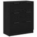 Bufet 3 pcs Stejar negru 121 x 30 x 70 cm Lemn compozit - WALTI WALTI