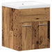 Set de mobilier pentru baie 3 pcs Lemn Vechi 41 x 38.5 x 46 cm - WALTI WALTI