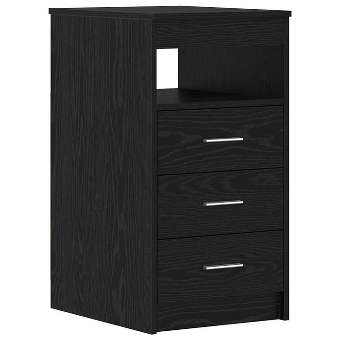 Birou cu sertar Stejar negru 140 x 50 x 76 cm Lemn compozit - WALTI WALTI