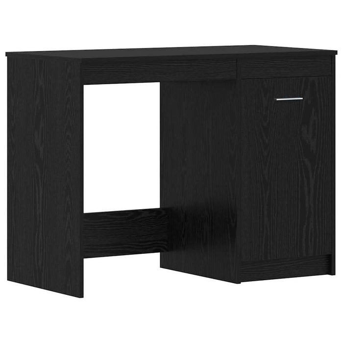 Birou cu sertar Stejar negru 140 x 50 x 76 cm Lemn compozit - WALTI WALTI