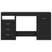 Birou cu sertar Stejar negru 140 x 50 x 76 cm Lemn compozit - WALTI WALTI
