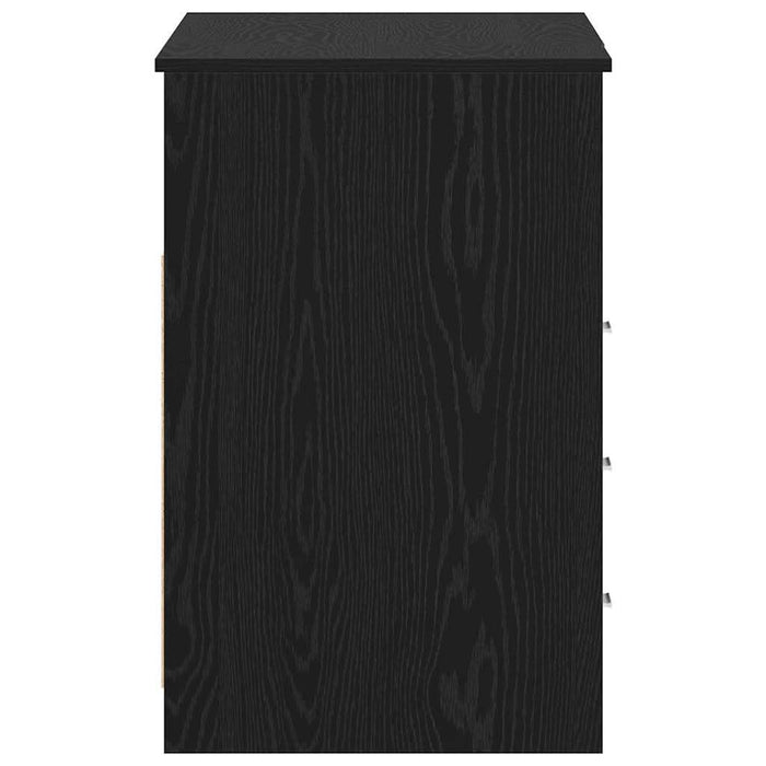Birou cu sertar Stejar negru 140 x 50 x 76 cm Lemn compozit - WALTI WALTI