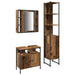 Set de mobilier pentru baie 3 pcs Lemn Vechi Lemn compozit - WALTI WALTI