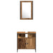 Set de mobilier pentru baie 3 pcs Maro 33 x 33 x 120.5 cm - WALTI WALTI