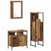 Set de mobilier pentru baie 3 pcs Maro 33 x 33 x 120.5 cm - WALTI WALTI