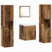 Set de mobilier pentru baie 4 pcs Lemn Vechi 41 x 38.5 x 46 cm - WALTI WALTI