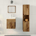 Set de Mobilă pentru Baie 4 pcs Lemn Vechi 41 x 38.5 x 46 cm - WALTI WALTI