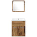 Set de Mobilă pentru Baie 4 pcs Lemn Vechi 41 x 38.5 x 46 cm - WALTI WALTI