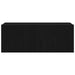 Set comodă TV 7 pcs Stejar Negru 100 x 30 x 30 cm Lemn compozit - WALTI WALTI