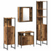Set de mobilier pentru baie 4 pcs Lemn Vechi Lemn compozit - WALTI WALTI