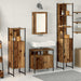 Set de mobilier pentru baie 4 pcs Lemn vechi Lemn compozit - WALTI WALTI