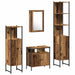 Set de mobilier pentru baie 4 pcs Lemn vechi Lemn compozit - WALTI WALTI