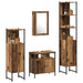 Set de mobilier pentru baie 4 pcs Lemn vechi Lemn compozit - WALTI WALTI