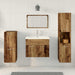 Set de mobilier pentru baie 4 buc. Lemn Vechi 60 x 38,5 x 46 cm - WALTI WALTI