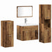 Set de mobilier pentru baie 4 buc. Lemn Vechi 60 x 38,5 x 46 cm - WALTI WALTI