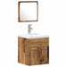 Set de mobilier pentru baie 4 buc. Lemn Vechi 41 x 38,5 x 46 cm - WALTI WALTI
