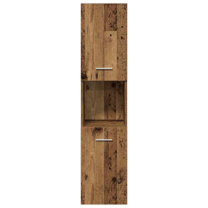Set de mobilier pentru baie 4 buc. Lemn Vechi 41 x 38,5 x 46 cm - WALTI WALTI