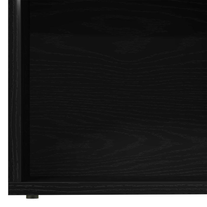 Raft pentru cărți 3 pcs Stejar Negru 36 x 30 x 143 cm - WALTI WALTI