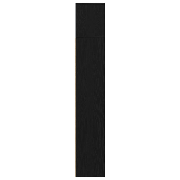 Raft pentru cărți 3 pcs Stejar Negru 36 x 30 x 143 cm - WALTI WALTI