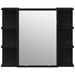 Set de mobilier pentru baie 3 pcs Negru 30 x 30 x 99,5 cm - WALTI WALTI