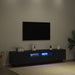 Set comodă TV 2 pcs Negru 180 x 35 x 40 cm Lemn compozit - WALTI WALTI