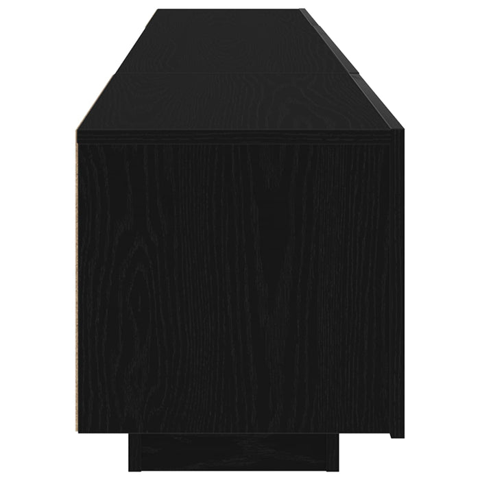 Set comodă TV 2 pcs Negru 180 x 35 x 40 cm Lemn compozit - WALTI WALTI