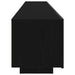Set comodă TV 2 pcs Negru 200 x 35 x 40 cm Lemn compozit - WALTI WALTI
