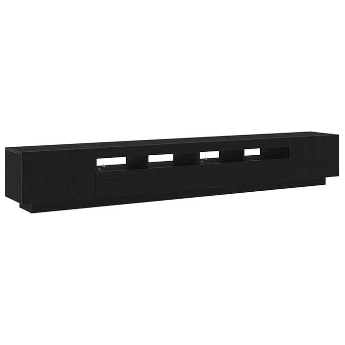Set comodă TV 3 pcs Negru 260 x 35 x 40 cm Lemn compozit - WALTI WALTI