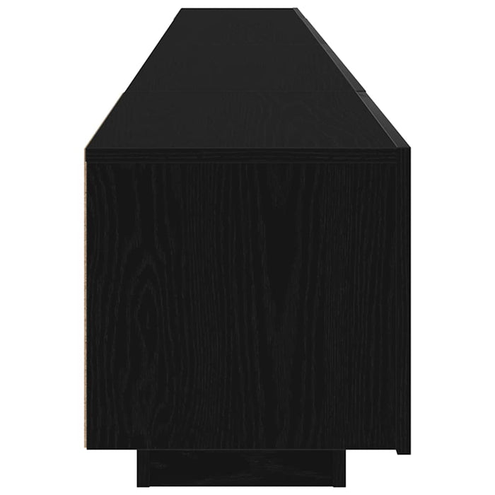 Set comodă TV 3 pcs Negru 260 x 35 x 40 cm Lemn compozit - WALTI WALTI