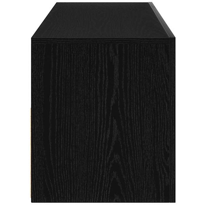 Dulap de noapte Stejar Negru 60 x 35 x 40 cm Lemn compozit - WALTI WALTI