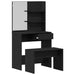 Set de Dressing cu sertar 2 pcs Stejar Negru Lemn compozit - WALTI WALTI
