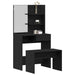 Set de Dressing cu sertar 2 pcs Stejar Negru Lemn compozit - WALTI WALTI