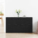 Bufet 2 pcs Stejar Negru 60 x 30 x 70 cm Lemn compozit - WALTI WALTI